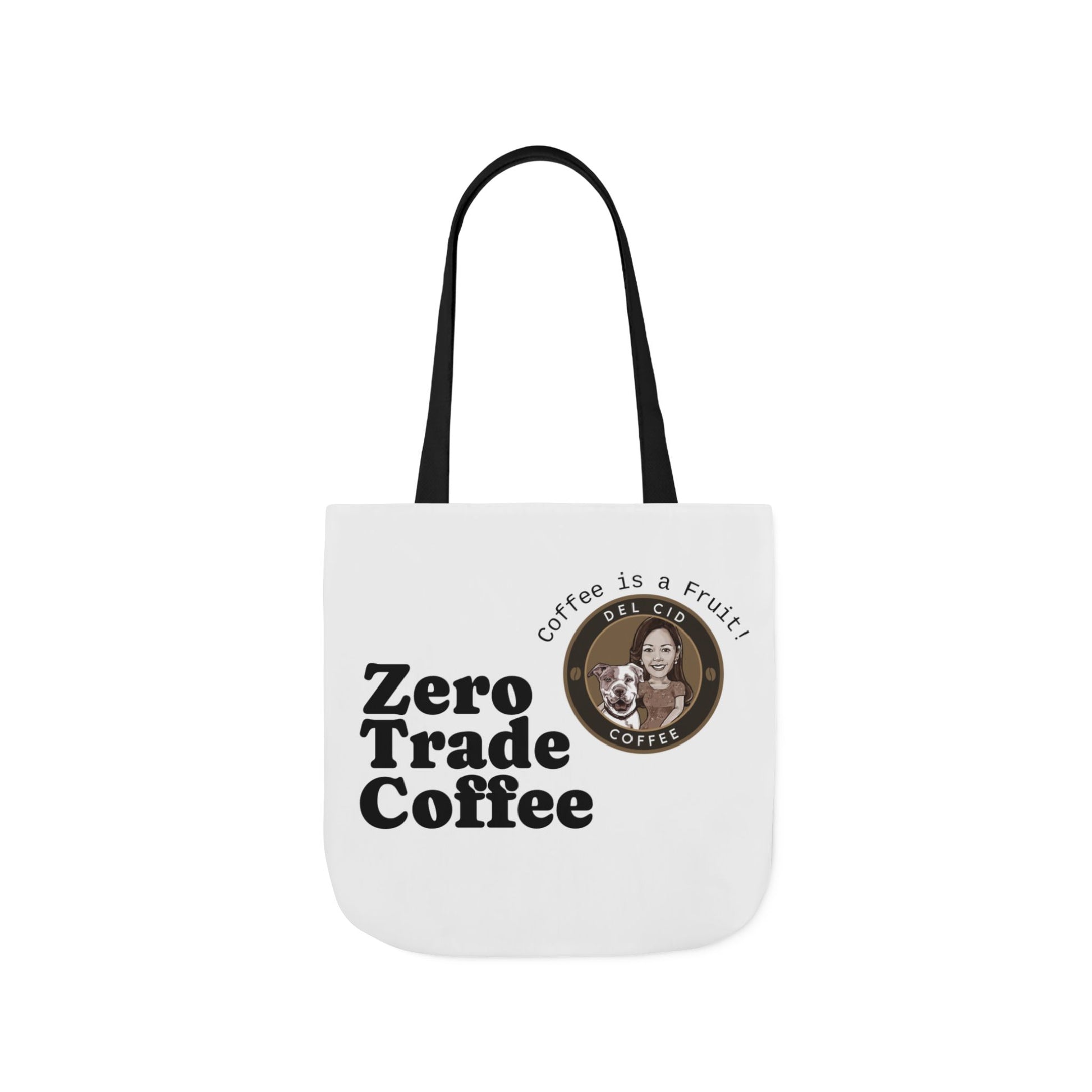 Zero Trade Coffee Canvas Tote Bag, Eco-Friendly Shopper, Gift for Coffee Lovers, Reusable Grocery Bag, Sustainable Style