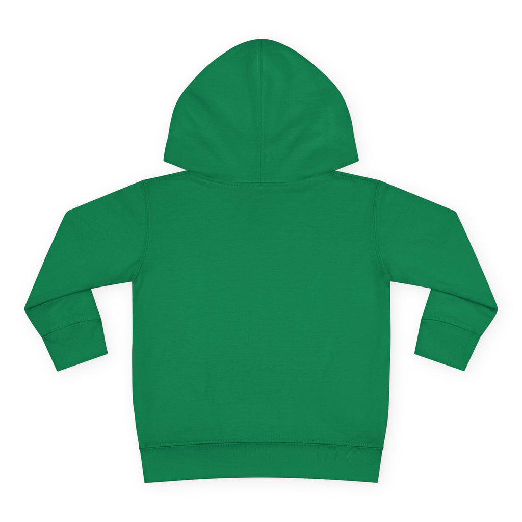 Toddler Hoodie — "My Dad's Coffee Is a Fruit" Cute Dog Coffee Logo Pullover