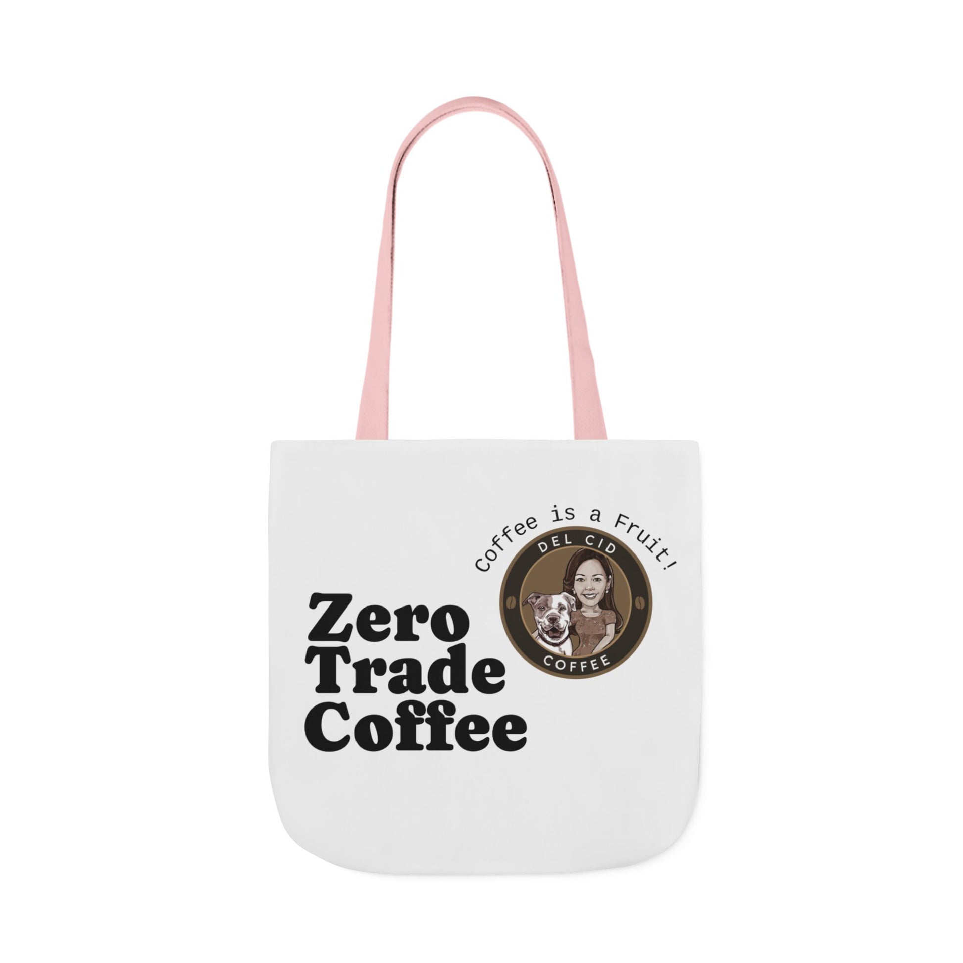 Zero Trade Coffee Canvas Tote Bag, Eco-Friendly Shopper, Gift for Coffee Lovers, Reusable Grocery Bag, Sustainable Style