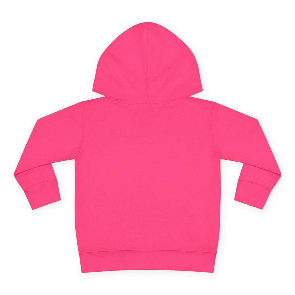Toddler Hoodie — "My Mom's Coffee Is a Fruit" Dog Coffee Logo Pullover