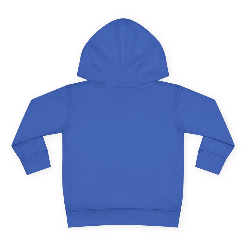 Toddler Hoodie — "My Mom's Coffee Is a Fruit" Dog Coffee Logo Pullover
