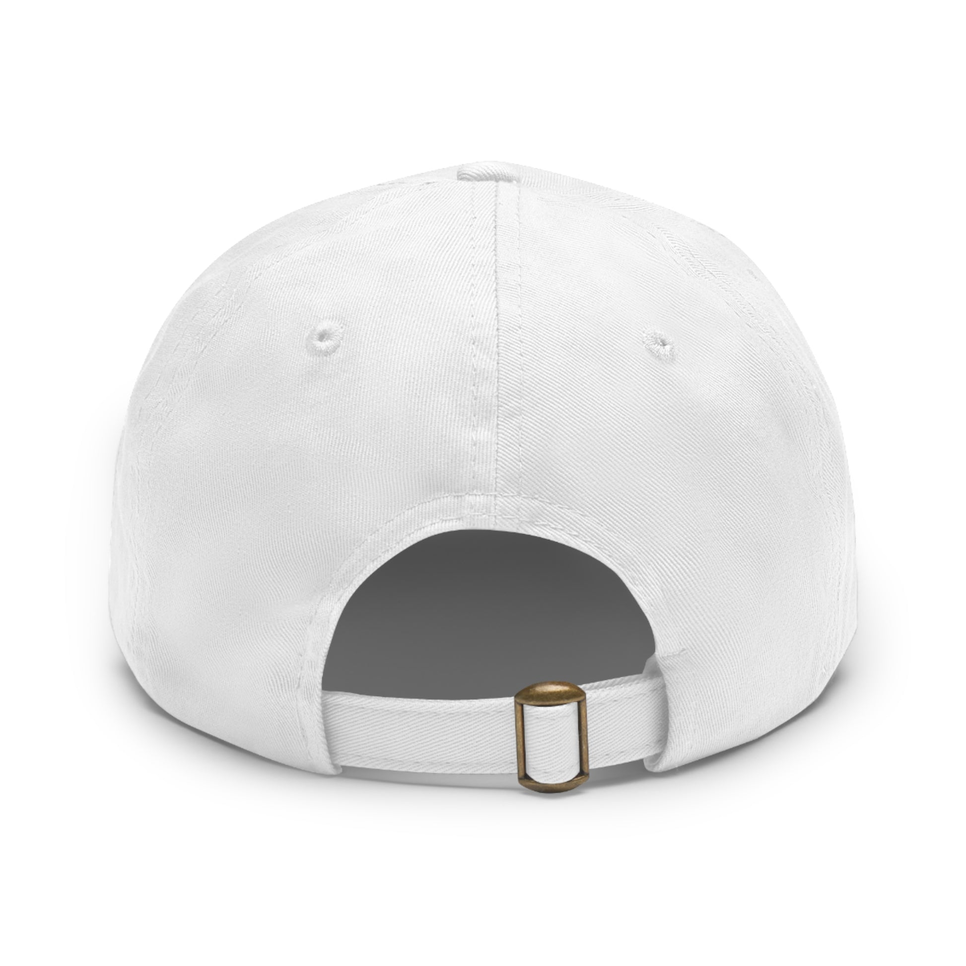 Del Cid Coffee Leather Patch cap