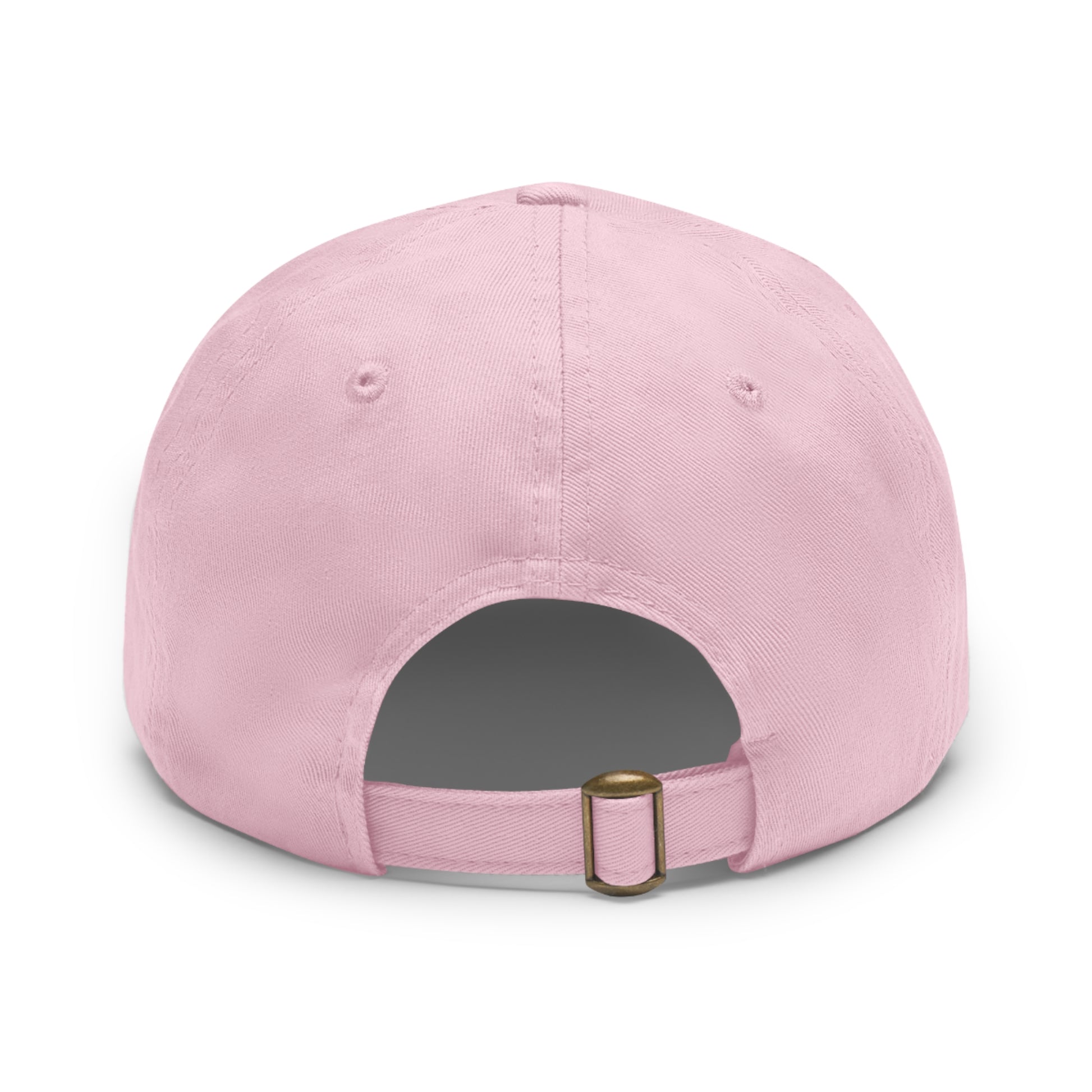 Del Cid Coffee Leather Patch cap