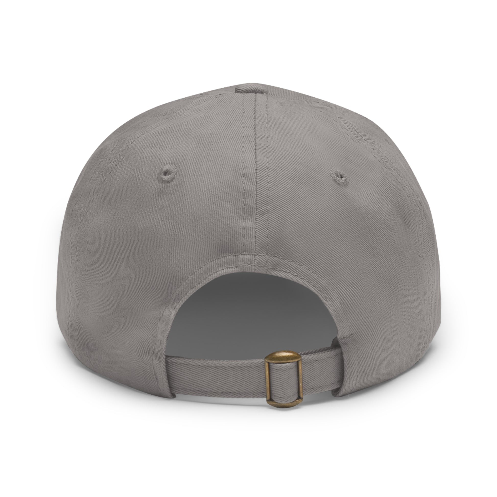 Del Cid Coffee Leather Patch cap