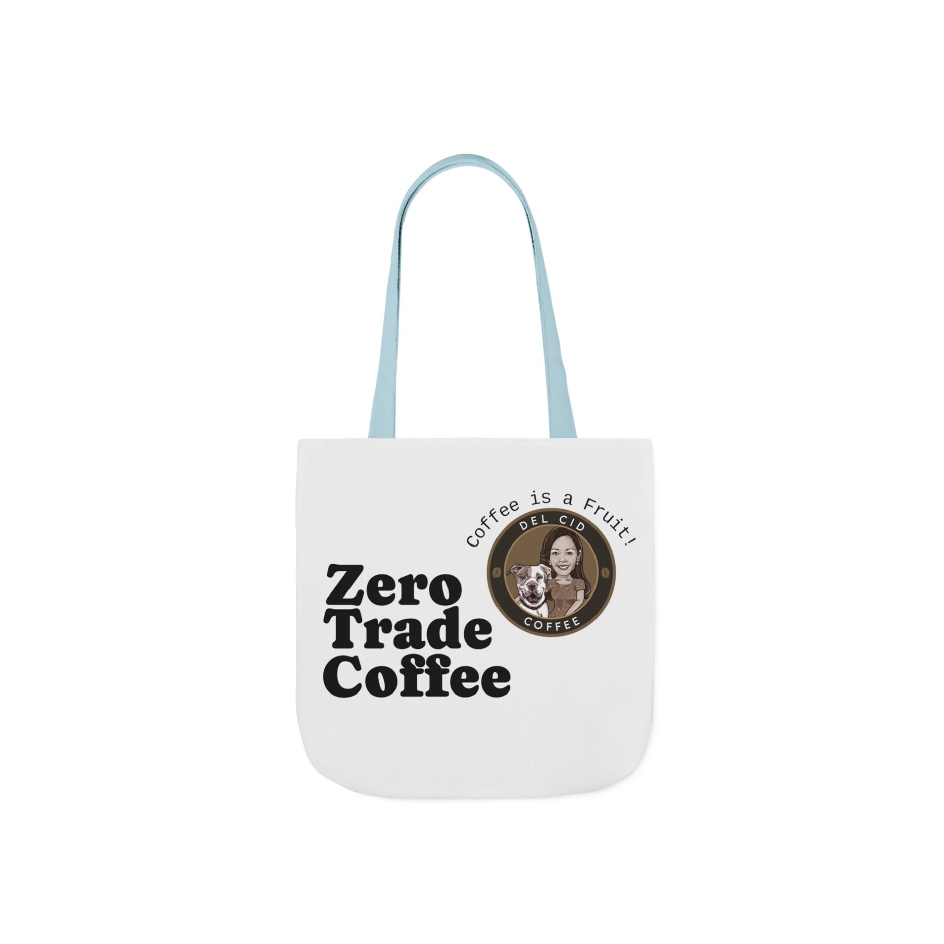 Zero Trade Coffee Canvas Tote Bag, Eco-Friendly Shopper, Gift for Coffee Lovers, Reusable Grocery Bag, Sustainable Style