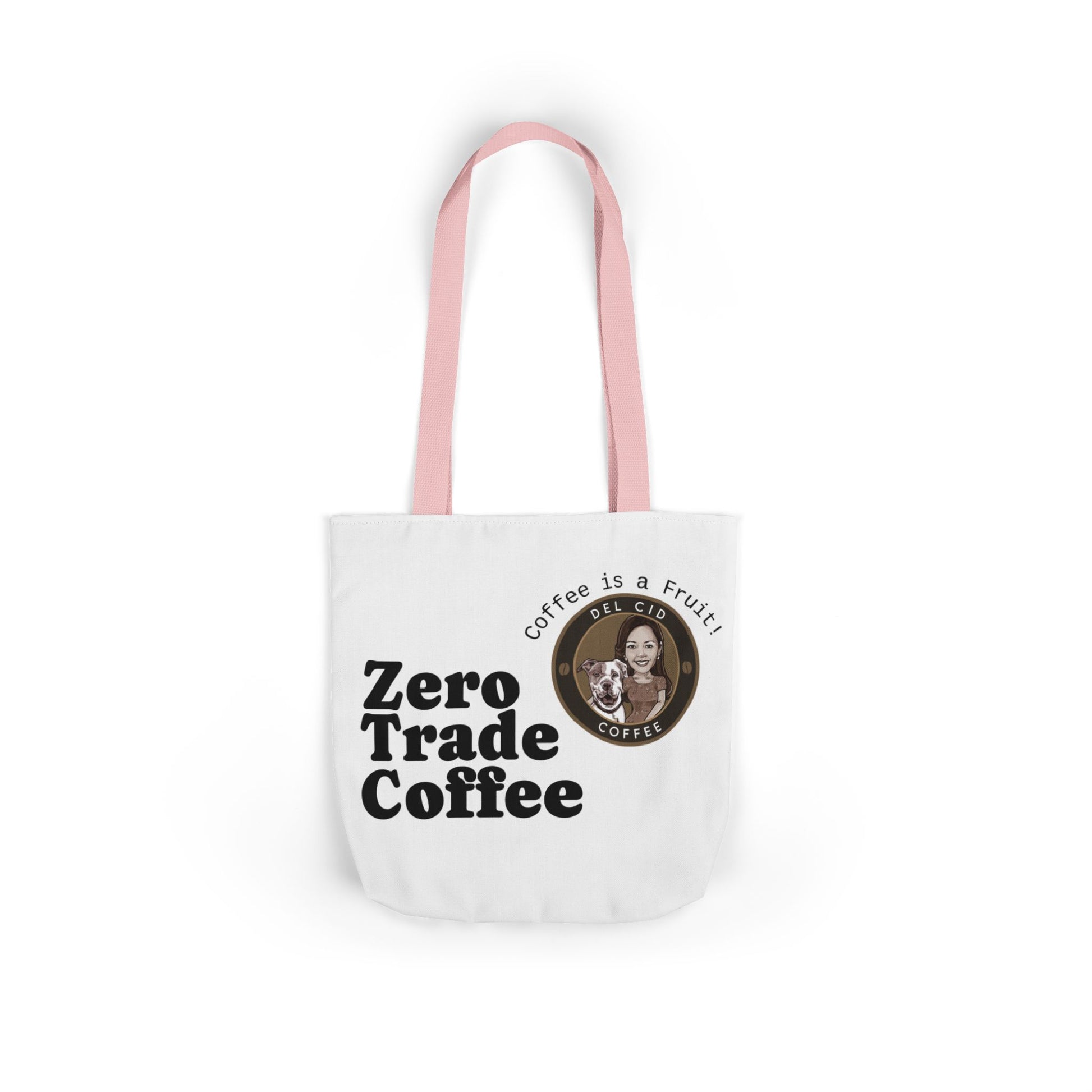 Zero Trade Coffee Canvas Tote Bag, Eco-Friendly Shopper, Gift for Coffee Lovers, Reusable Grocery Bag, Sustainable Style