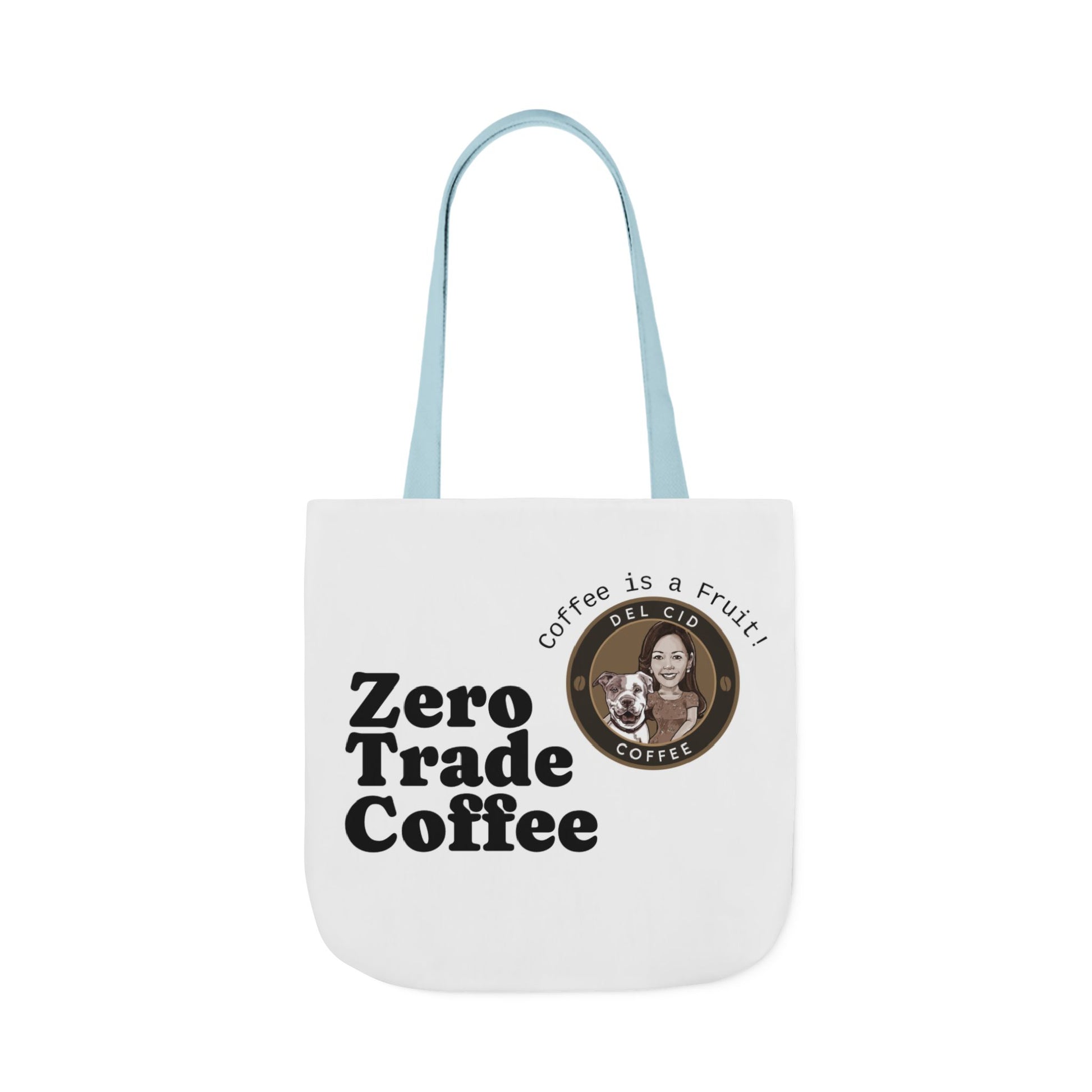 Zero Trade Coffee Canvas Tote Bag, Eco-Friendly Shopper, Gift for Coffee Lovers, Reusable Grocery Bag, Sustainable Style