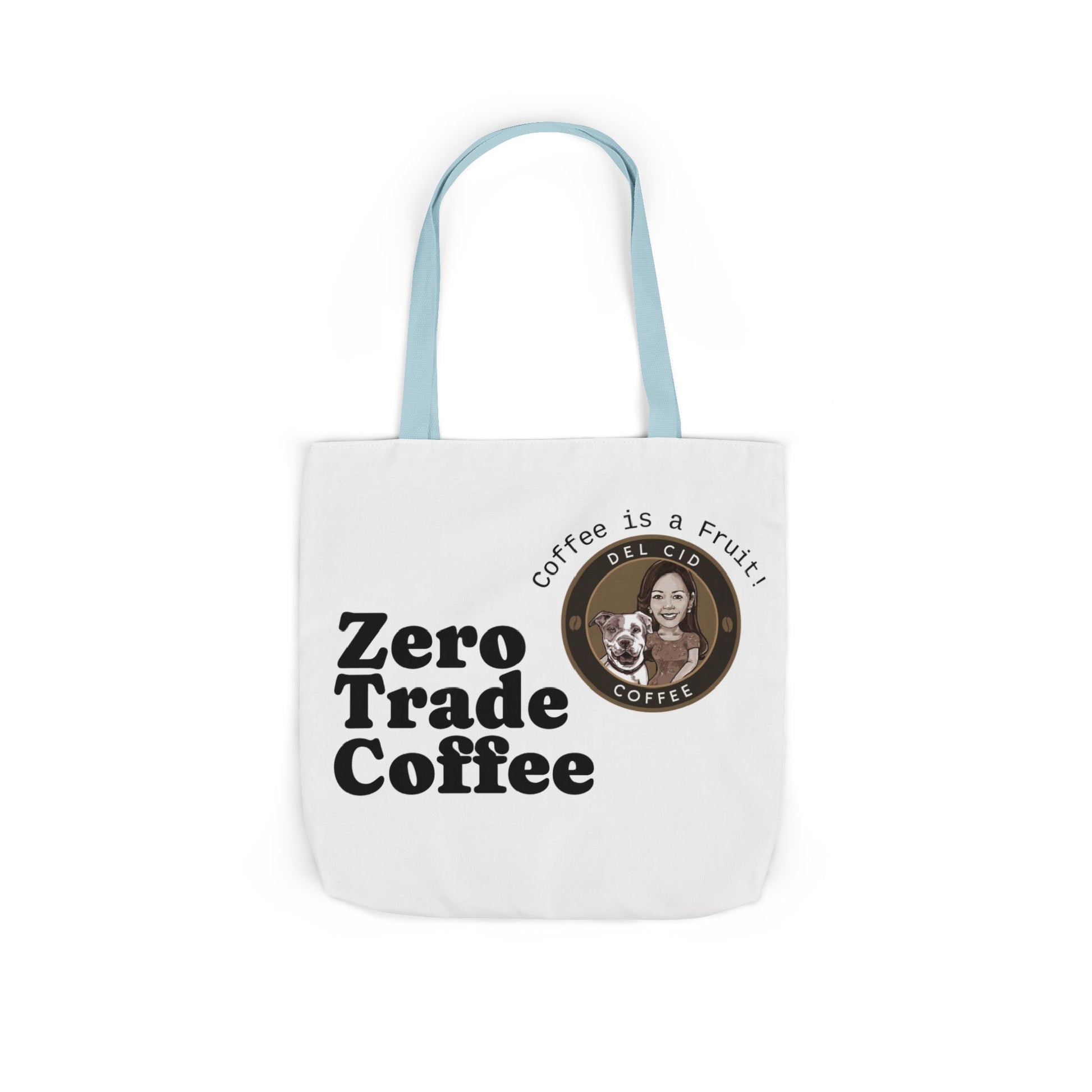 Zero Trade Coffee Canvas Tote Bag, Eco-Friendly Shopper, Gift for Coffee Lovers, Reusable Grocery Bag, Sustainable Style
