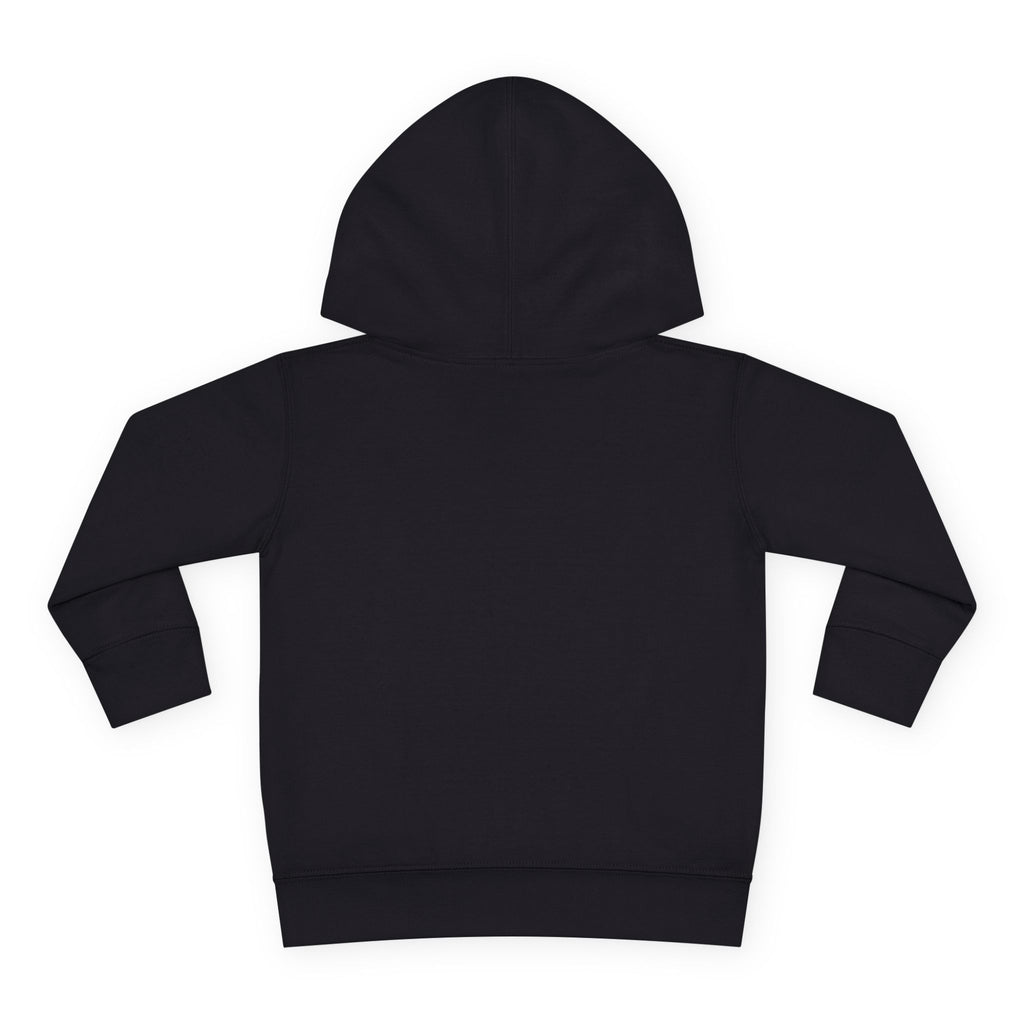 Toddler Hoodie — "My Dad's Coffee Is a Fruit" Cute Dog Coffee Logo Pullover