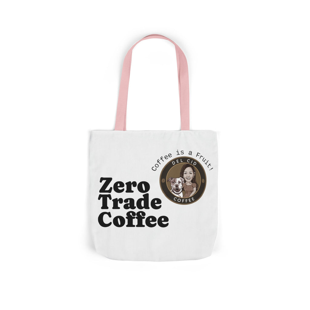 Zero Trade Coffee Canvas Tote Bag, Eco-Friendly Shopper, Gift for Coffee Lovers, Reusable Grocery Bag, Sustainable Style
