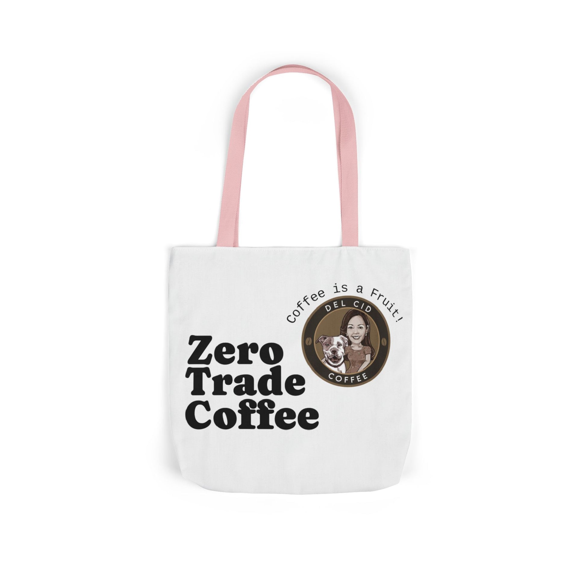Zero Trade Coffee Canvas Tote Bag, Eco-Friendly Shopper, Gift for Coffee Lovers, Reusable Grocery Bag, Sustainable Style
