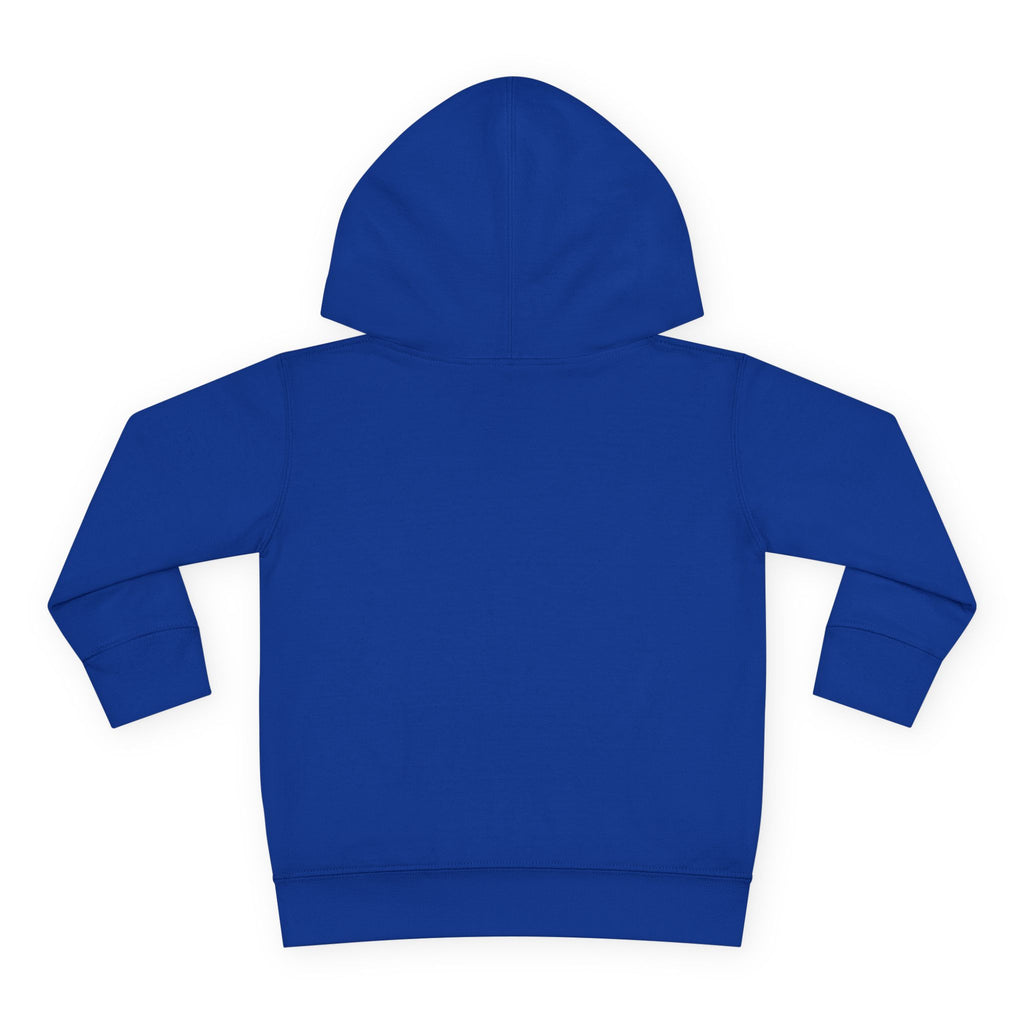 Toddler Hoodie — "My Dad's Coffee Is a Fruit" Cute Dog Coffee Logo Pullover