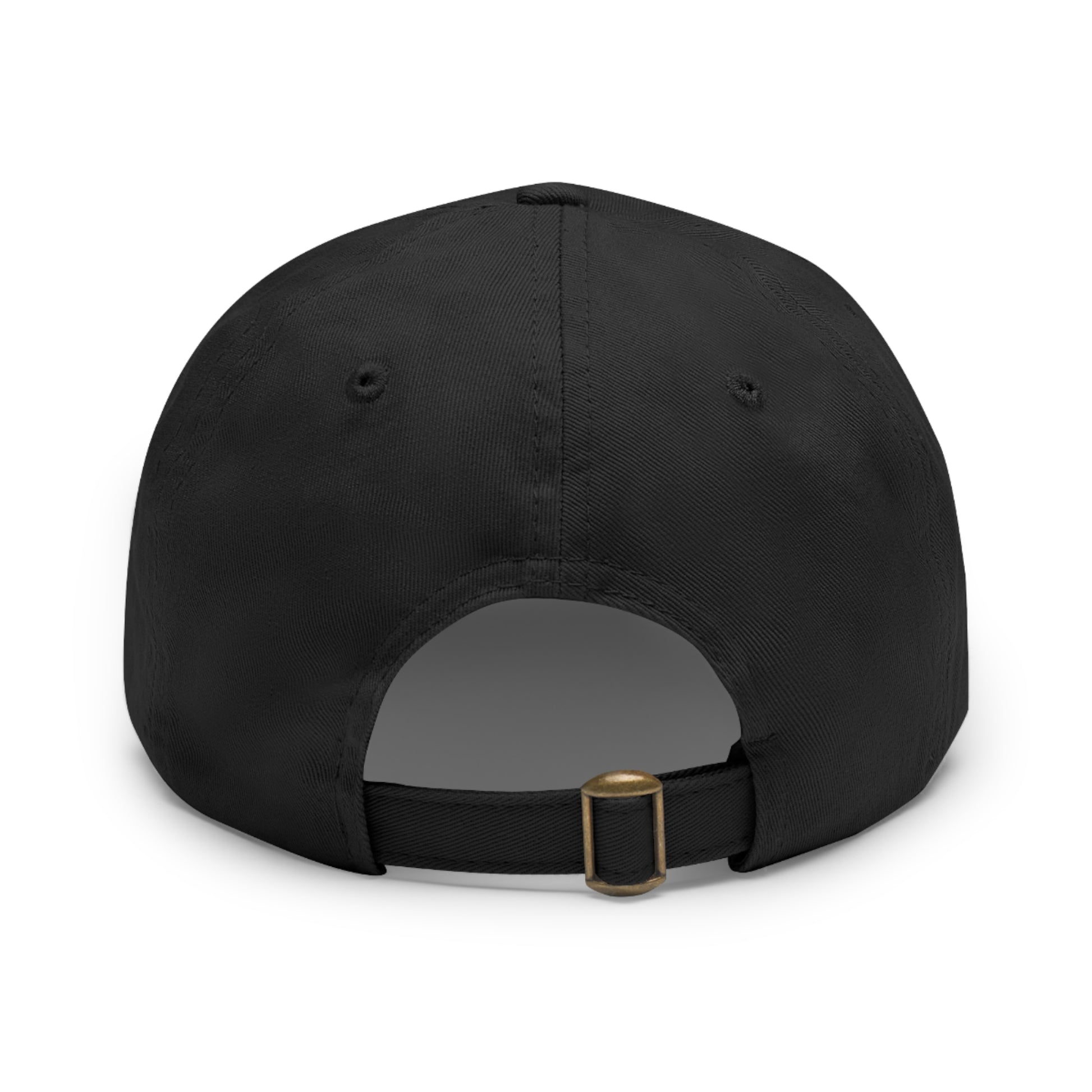 Del Cid Coffee Leather Patch cap