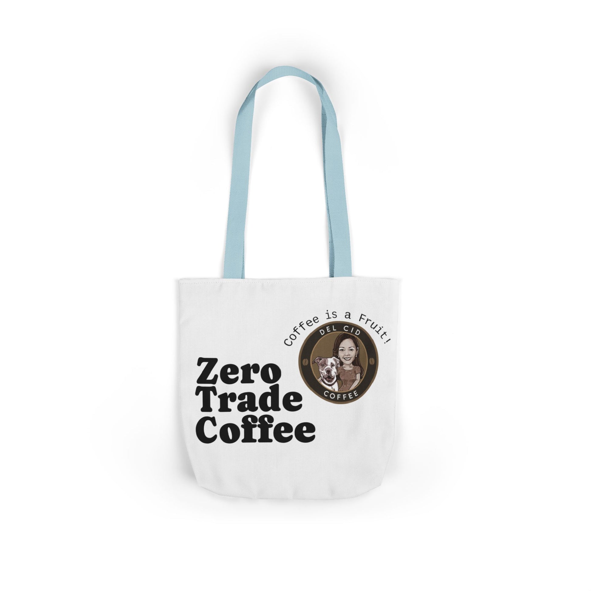 Zero Trade Coffee Canvas Tote Bag, Eco-Friendly Shopper, Gift for Coffee Lovers, Reusable Grocery Bag, Sustainable Style