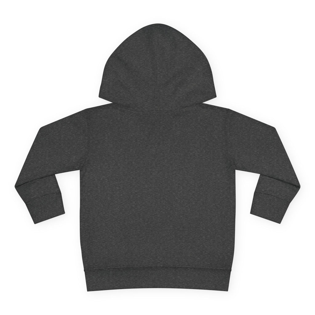 Toddler Hoodie — "My Dad's Coffee Is a Fruit" Cute Dog Coffee Logo Pullover