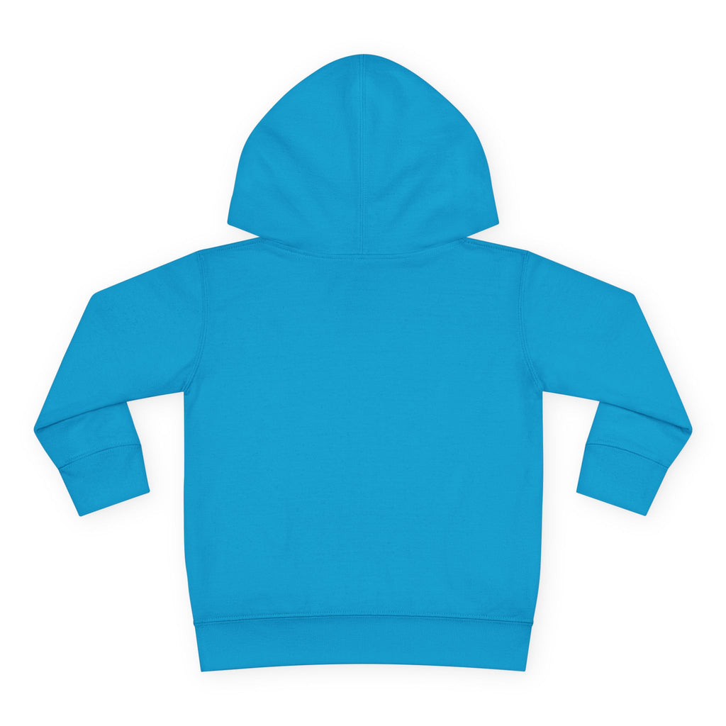 Toddler Hoodie — "My Mom's Coffee Is a Fruit" Dog Coffee Logo Pullover