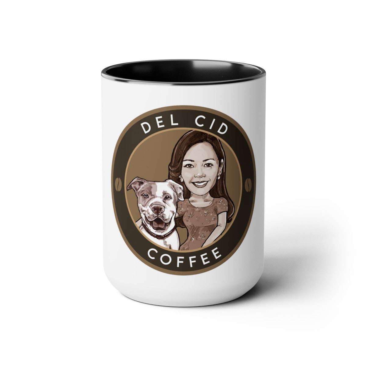 Two-Tone Coffee Cup, 15oz image 1