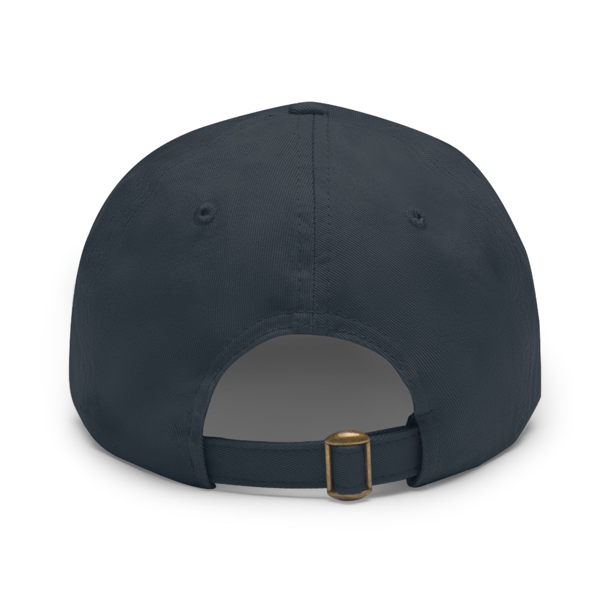 Del Cid Coffee Leather Patch cap