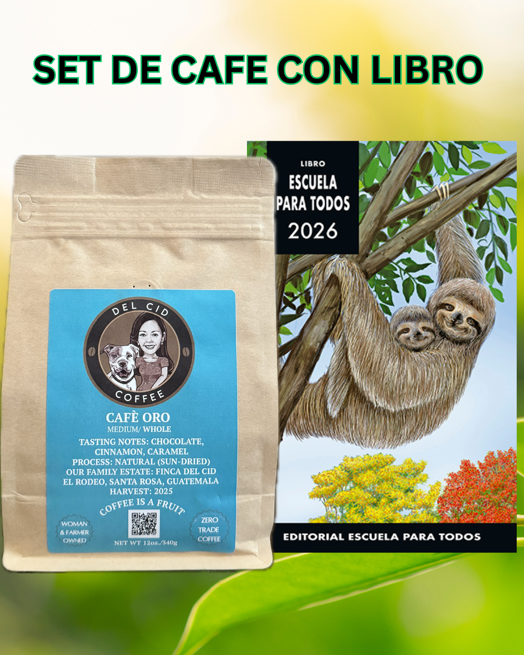 SET DE CAFE Y ESCUELA PARA TODOS