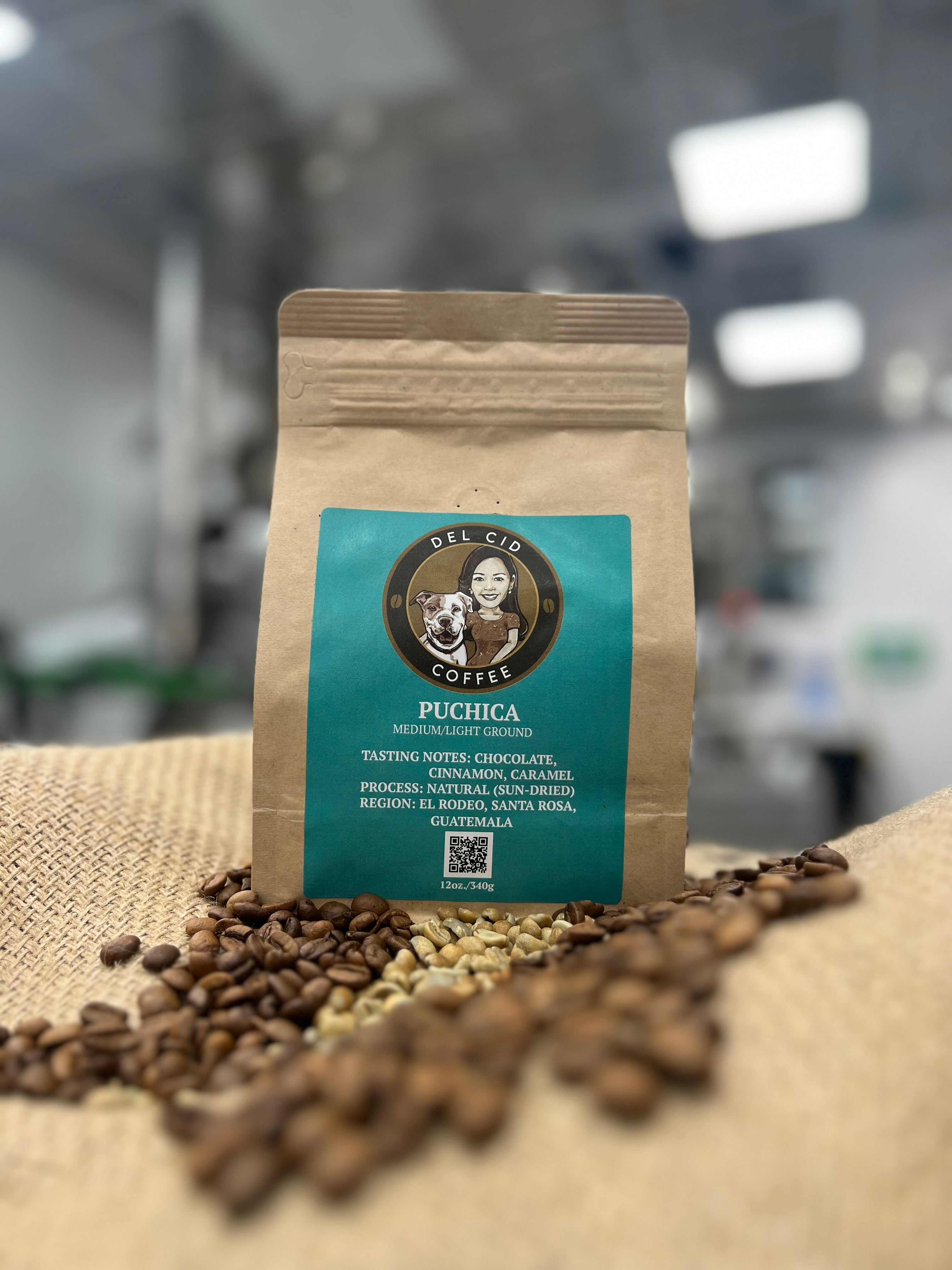 12oz PUCHICA (Ground Coffee) – Del Cid Coffee
